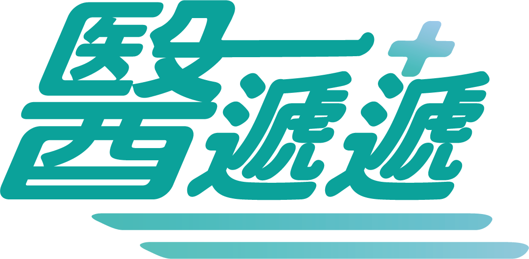Stylized Chinese characters with a plus sign, featuring a teal gradient design.